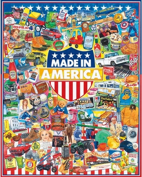White Mountain Puzzles Made in America - 1000 Piece Jigsaw Puzzle