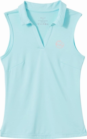 Willit Girls' Sleeveless Polo Shirts Golf Tennis Polo Lightweight Shirts Quick Dry