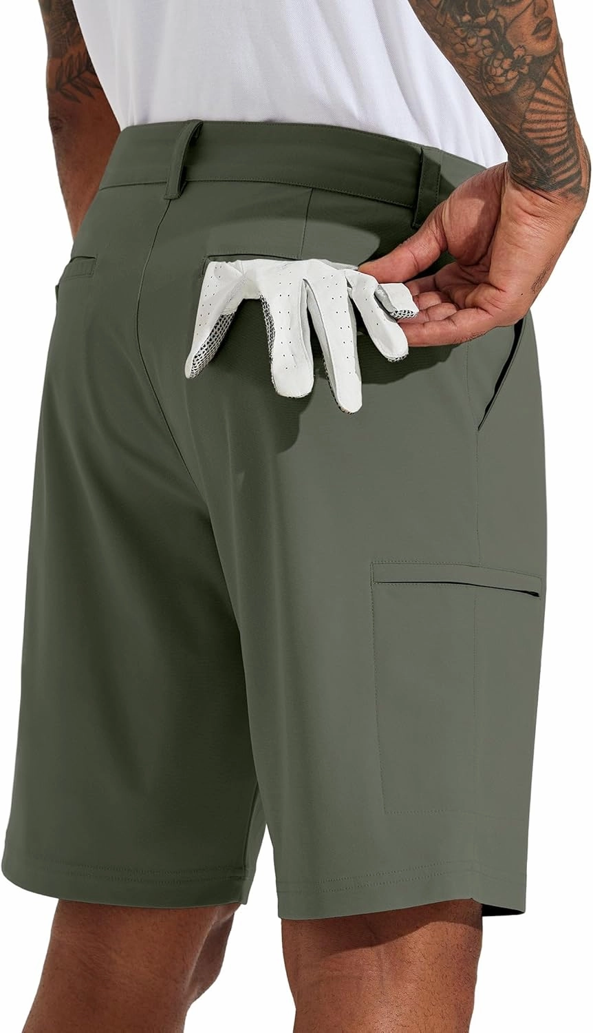 Willit Men's Golf Shorts Stretch Hiking Cargo Shorts Athletic Quick Dry Casual Work Shorts with Pockets 10"