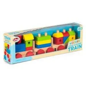 Wooden train stack n sounds - shape sorter