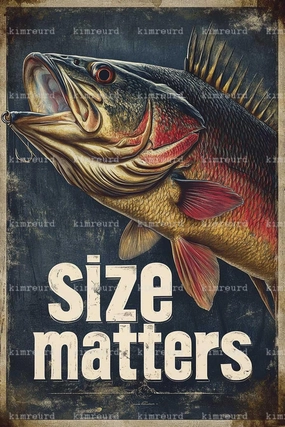 Wooden Puzzles Size Matter. Fish. Trout 500 Pieces Adult Educational Jigsaw Puzzles Puzzle Props Home Decor Color Puzzles Fun Games