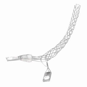 Woodhead 36551 Cable Strain Relief Safeway Grip, Locknut, Wiring Device I-Grip, Galvanized Steel Mesh, .40–.56" Cable Diameter