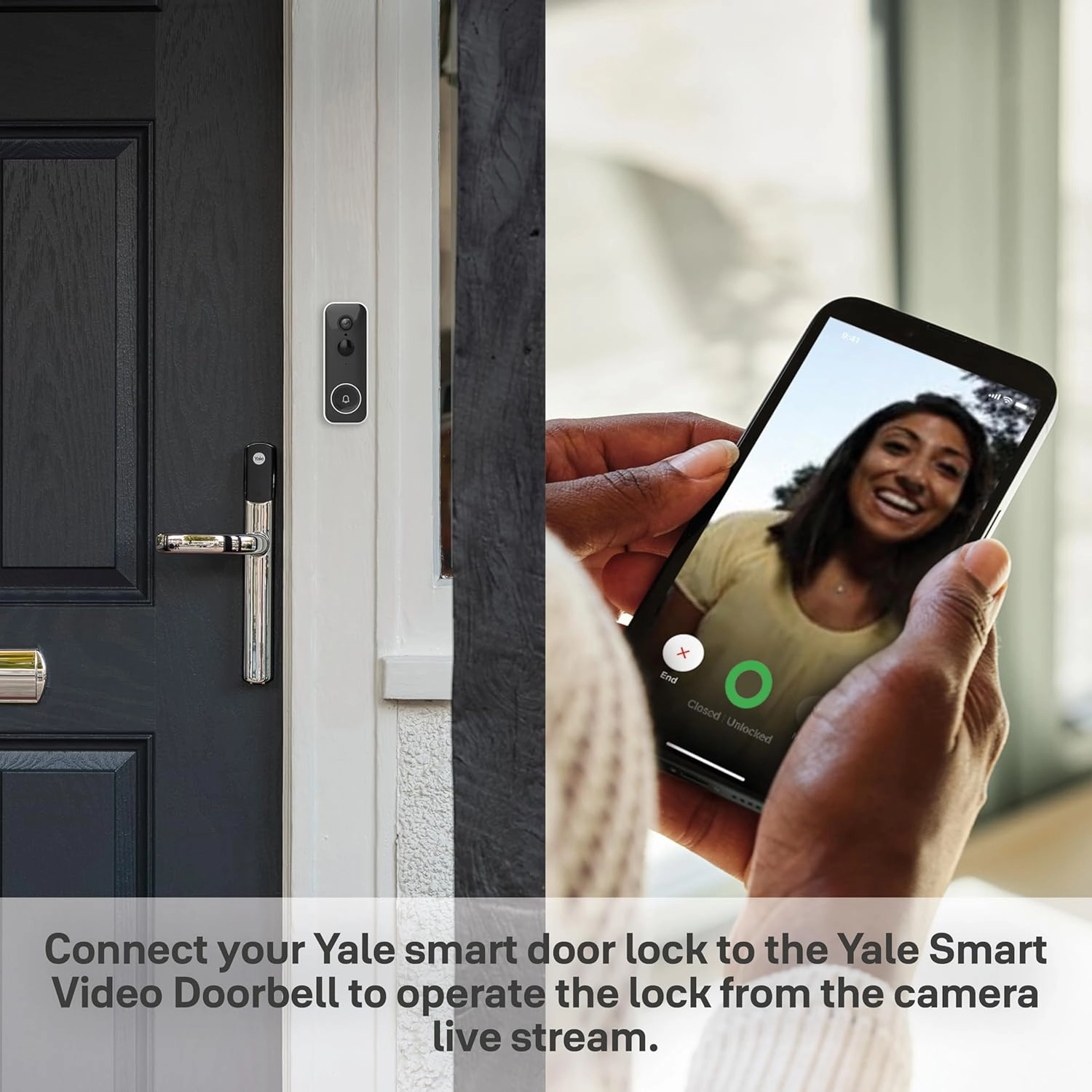 Yale Conexis L2 Smart Door Lock - White- Remote Access from Anywhere, Anytime, No Key Needed, Compatible with Alexa, Google Assistant and Philips Hue, SD-L2000-WH
