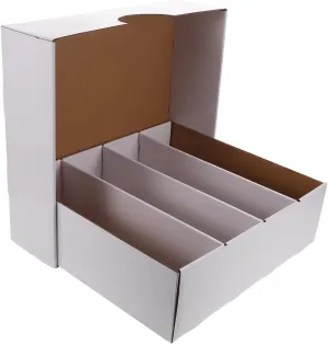 Yardwe Trading Card Case With Partition: Game Card Collection Box Cardboard Holder Portable Storage Organizer For Basketball Collectible Sorting Management