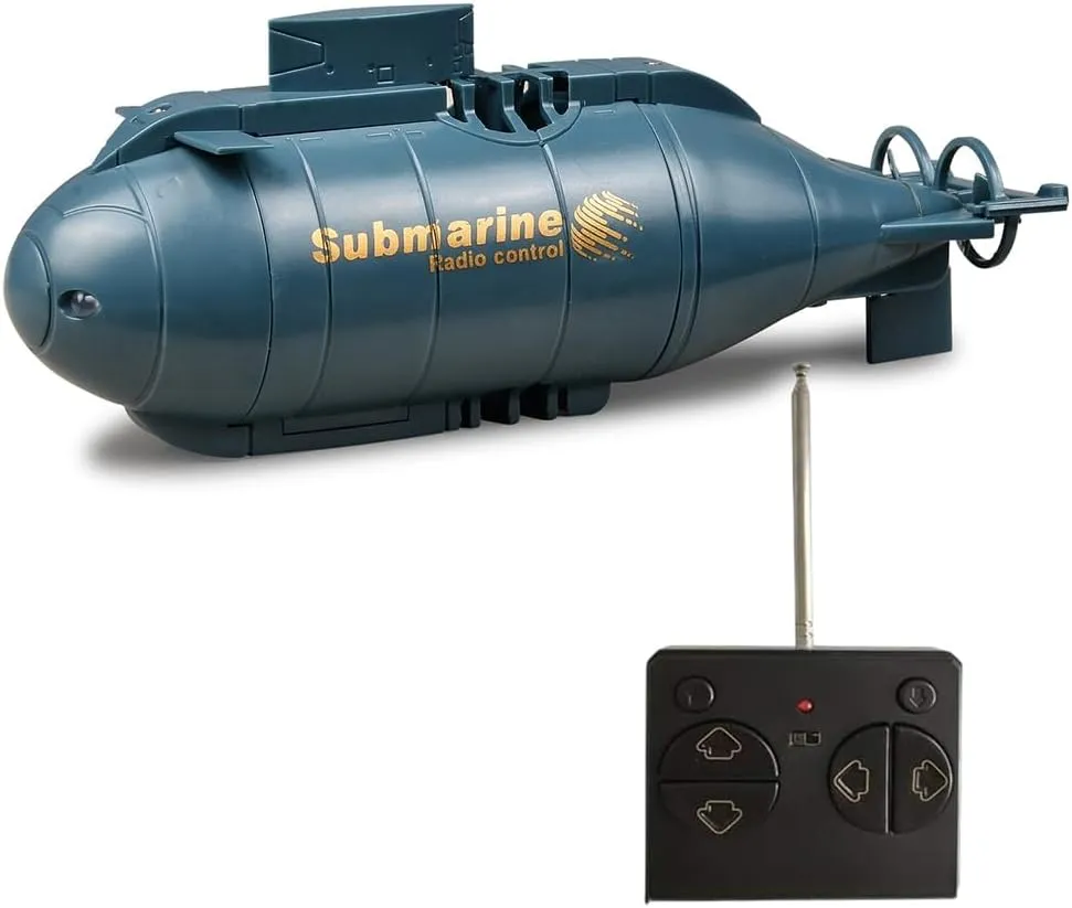 YEIBOBO ! 6 Channels Mini RC Submarine Toy (Blue)
