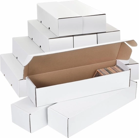 Yexiya 800 Count Storage Box Card Holders for Trading Cards Sports Note Collector Box Trading Note Organizer for Gaming Sports Collecting(36 Pcs)
