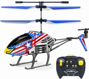 YongnKids Remote Control Helicopter for Kids Ages 8 ,Rc Helicopter Toys with LED Lights, 3.5 Channel, Gyro Stabilizer, Altitude Hold,2.4GHz Control for Beginner Boys Girls Indoor-Eagle