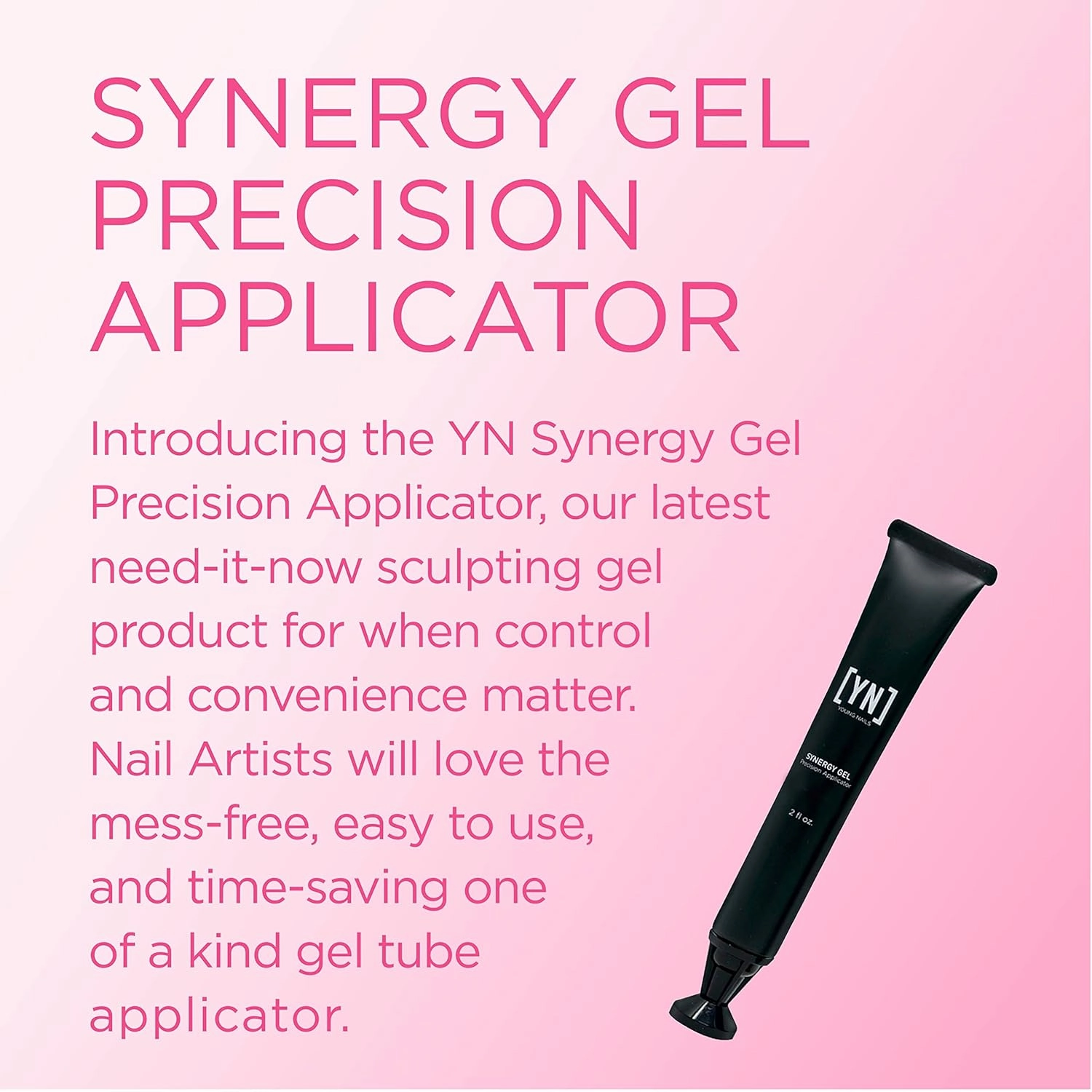 Young Nails Synergy Gel System, Building Gel - Hard Builder Gel, Superior Adhesion & Strength, Structured Nail Gel Builder - Concealer Gel, Blush, Precision Applicator (2 fl oz)