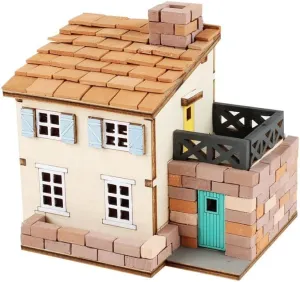 Youngmodeler Hobby Wooden Model Kits Mini Brick Wooden House I - A DIY Assembly Kit for Creative Minds