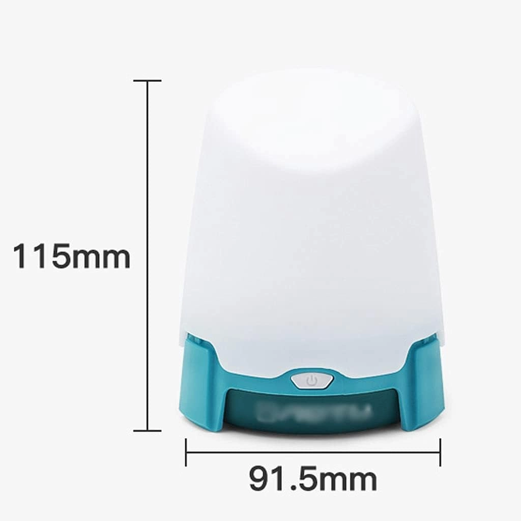 YYDS Camping Lights Colorful Camping Light Waterproof and Rainproof Tent Light Rechargeable Hanging Emergency Light Camping Lantern (Size : Battery Style)